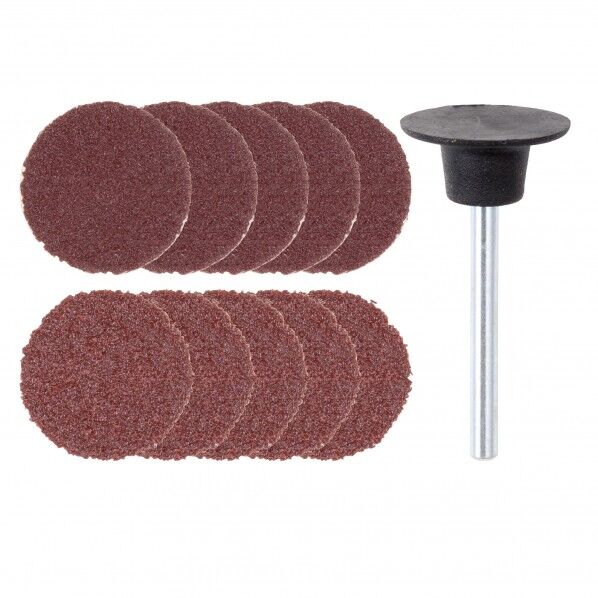 ミニルーター用アクセサリーディスクペーパー10枚(2種)セットミニルーター用先端ビット