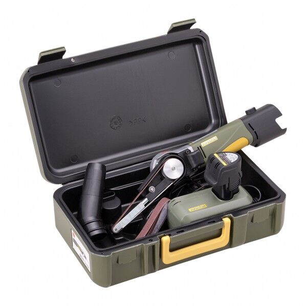 プロクソン マイクロ・ベルトサンダーBS 本体サイズ ●長さ 380mm(バッテリー含む) ●太さ 48×71mm No25810 1セット...