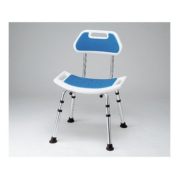 マット付き角型シャワーいす (背付き) 0-8125-02 1