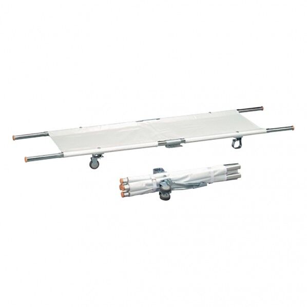 担架 四つ折り･取手伸縮型･キャスター付き MT-15 540×1800～2100mm 0-9543-07 1台