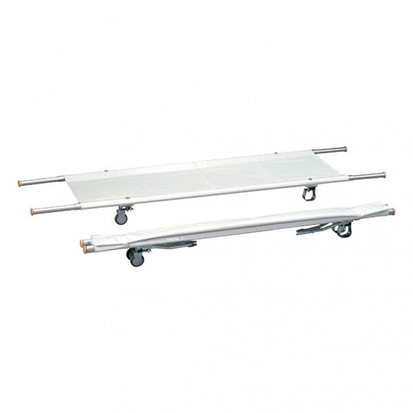 担架 二つ折り・取手伸縮型・キャスター付き MT-8 540×1800~2100mm 0-9542-08 1台