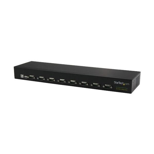 USB - RS232C変換ハブ/USB 2.0/8ポート DB9/メタル筐体/ラックマウント/シリアルアダプター ICUSB23208FD 1個
