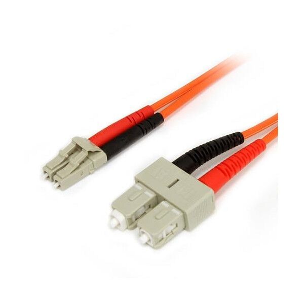 光ファイバーケーブル/2m/OM1準拠/62.5/125/LC-SC/LSZH/オレンジ/マルチモード光パッチコード FIBLCSC2 1本