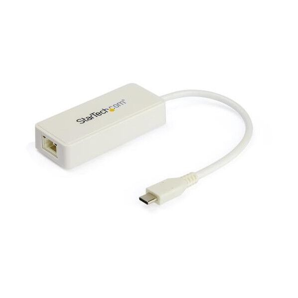  LANアダプター/USB-C/1x RJ45/ギガビットイーサネット/1x USB-Aポート/ホワイト US1GC301AUW 1個