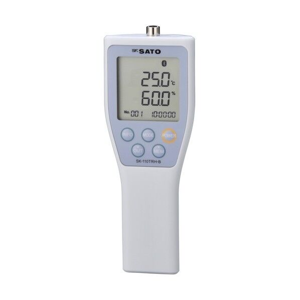 デジタル温湿度計(無線通信機能付)SK-110TRHーB(指示計のみ)() 8140-00 1点