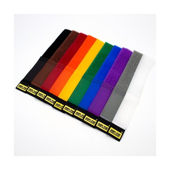RIP-TIE ケーブルラップ 25.4mmX355.6mm 10本入 虹 虹 H-14-010-RW 10本