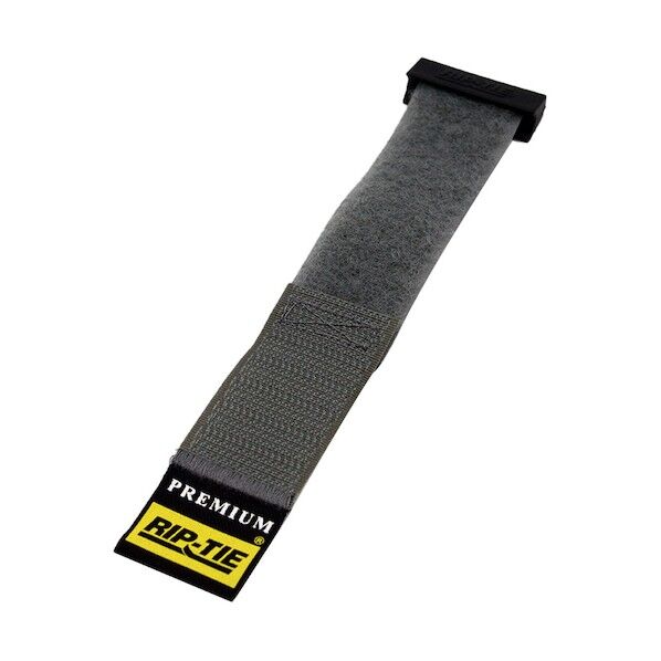 RIP-TIE リップロックケーブルラップ 25．4mmX114．3mm 3本入 灰 灰 RLH-045-003-GY 3本