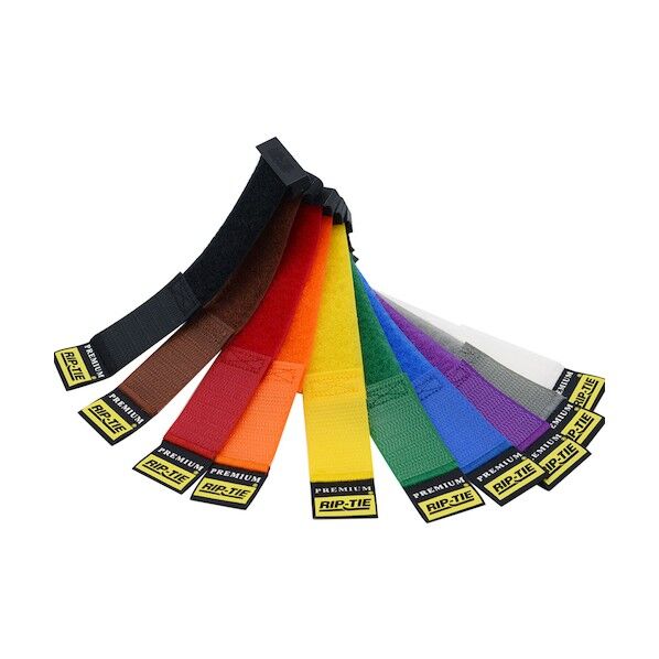 RIP-TIE リップロックケーブルラップ 25.4mmX546.1mm 10本入 虹 虹 RLH-215-010-RW 10本