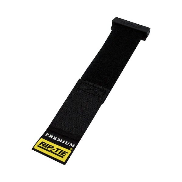 RIP-TIE リップロックケーブルラップ 25．4mmX114．3mm 1本入 黒 黒 RLH-045-1PK-BK 1本
