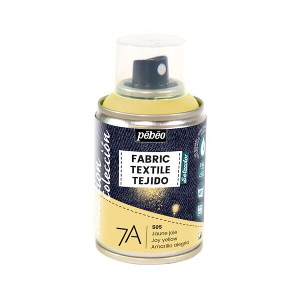 布用水性アクリルスプレー セタスプレー 100ml ジョイイエロー 805505 1点