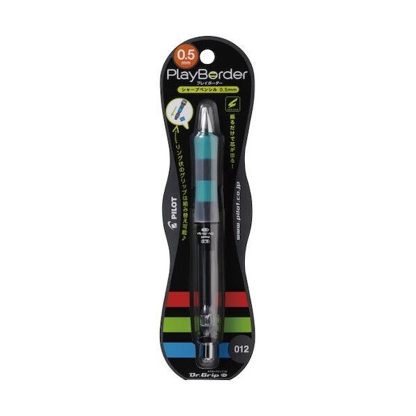 パイロットコーポレーション シャープペンシル ドクターグリップCL プレイボーダー プレイボーダーブラック&ミントグリーン HDGCL50RPBMG 1本