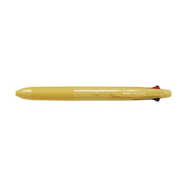 なめらか油性ボールペン アクロボール4+1 0.5mm イエロー BH41AB-155-Y 1本