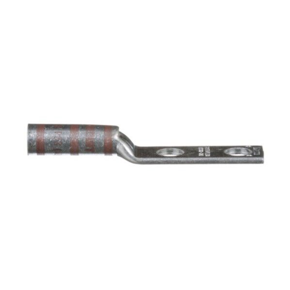 パンドウイット 銅製圧縮端子 2穴 電線サイズ AWG2 取付穴サイズ 取付穴間隔 104mm,254mm LCCX2-38D-E 20個