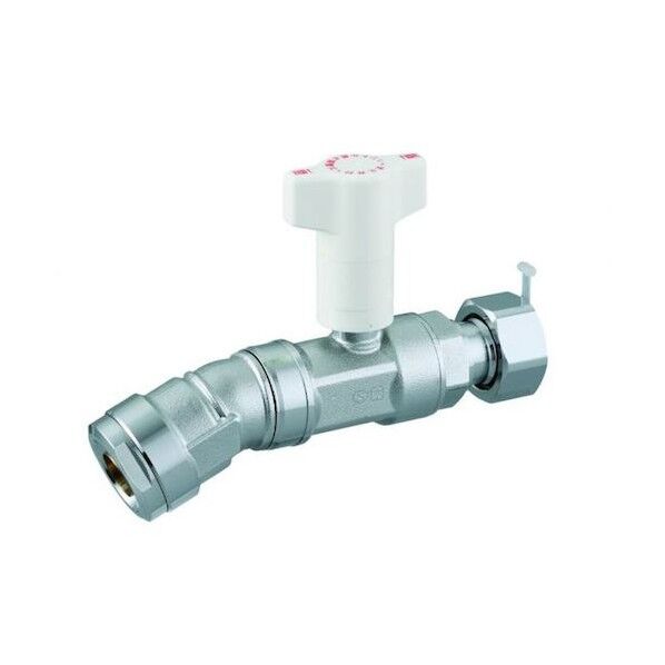 ダブルロックジョイント CBW22型 逆止弁付ボールバルブ(22.5°) 13A×G3/4 CBW22-1320M-S 1点...