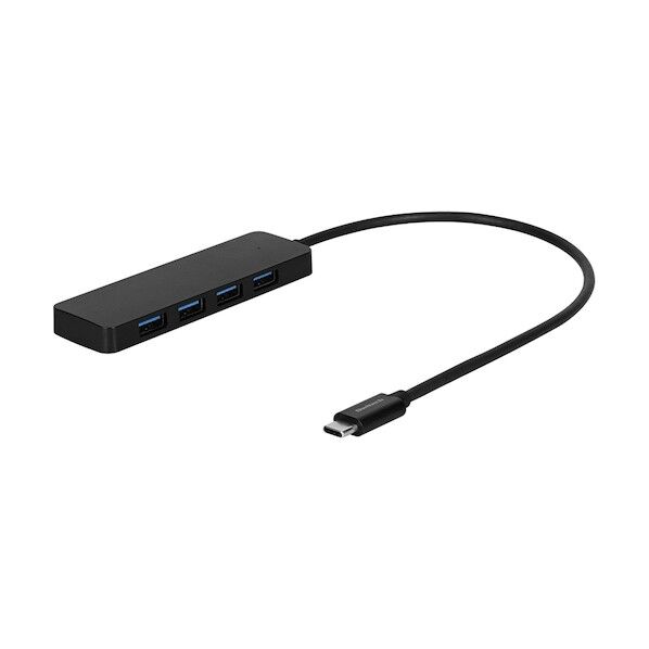  USB3.2 Gen1 Type-A 4ポート ノイズ対策済み Type-C USBハブ OWL-UCHU3A4-BK 1個...