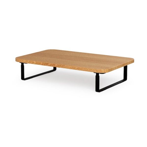 デスクボード シンプルデスクトップラック 幅40cm  オーク+ブラック FDR-4025KMBK 1台