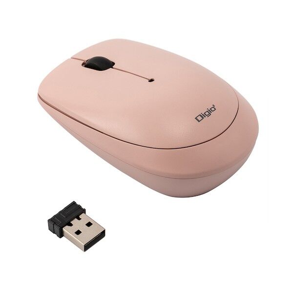 マウス 無線3ボタンマウス ピンク MUS-RKT209WP 1個