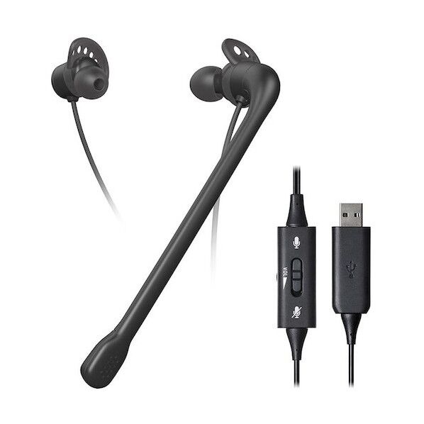オーディオテクニカ USBインナーイヤーヘッドセット ATH-202USB 1台