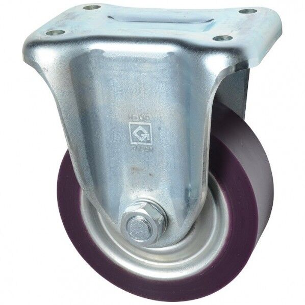 東正車輌 ゴールドキャスター 重荷重 固定キャスター 130φ ウレタン車 HK-130UB 1個