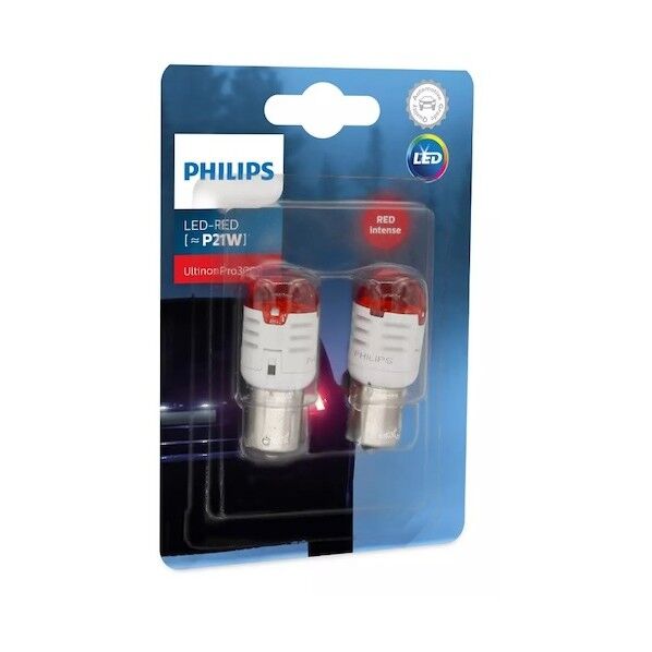  Ultinon Pro3000SI11498U30CRD2シグナルランプ用バルブ レッド ～P21W 11498U30RB2 LED S25 2個