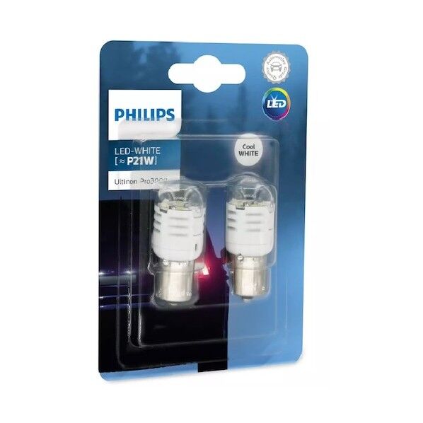 Ultinon Pro3000SI11498U30CWB2シグナルランプ用バルブ ~P21W 11498U30CWB2 LED S25 2個