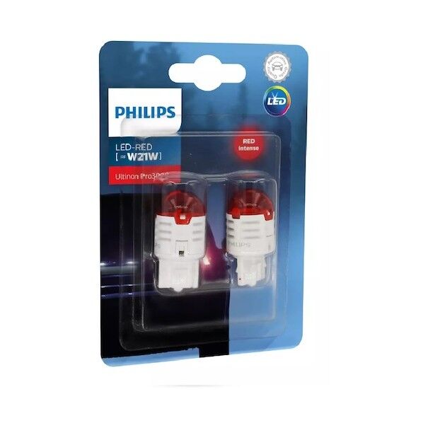 ルミレッズジャパン合同会社 Ultinon Pro3000SI 11065U30RB2 シグナルランプ用バルブ レッド ～W21W 11065U30RB2 LED T20 2個