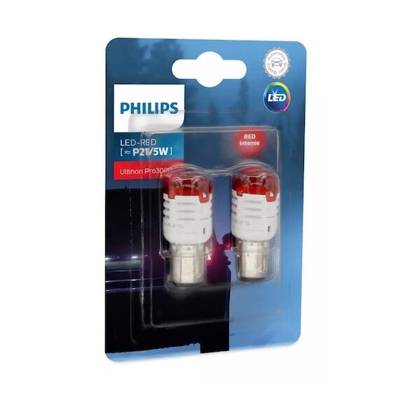 ルミレッズジャパン合同会社 Ultinon Pro3000SI 11499U30RB2シグナルランプ用バルブ レッド ~P21/5W 11499U30RB2 LED S25 2個