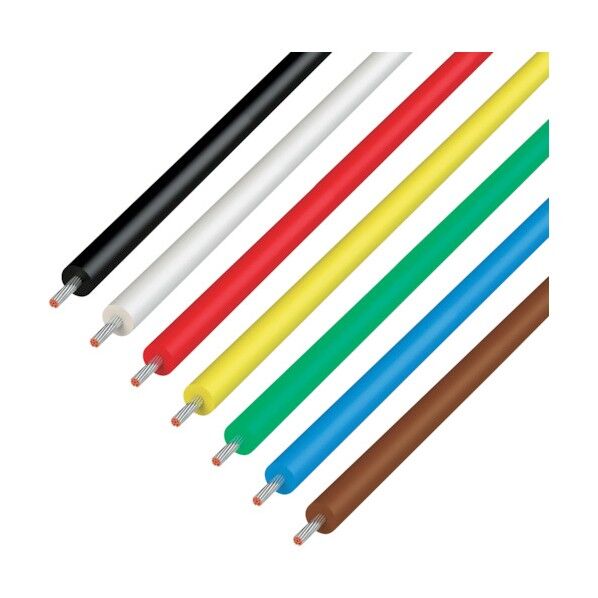 UL耐熱ビニル絶縁電線 UL1015 AWG22 2MX7色
