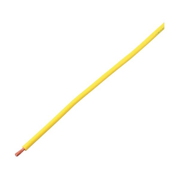 単心ビニルコード VSF 1.25SQ 10M 黄 VSF 1.25SQ 10M YL 1巻