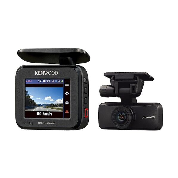 前方後方撮影2カメラドライブレコーダー DRV-MR480 1台