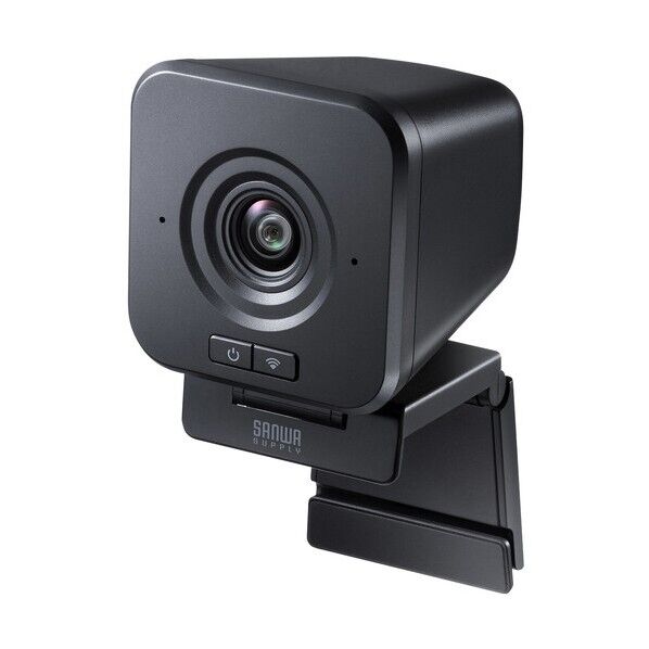  ワイヤレス広角WEBカメラ CMS-V69BK 1個