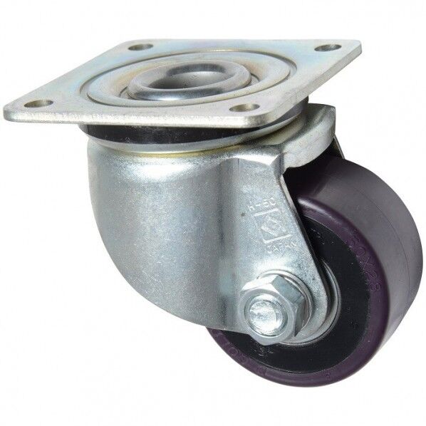 東正車輌 ゴールドキャスター 重荷重 自在キャスター 50φ ウレタン車 HJ-50UB 1個