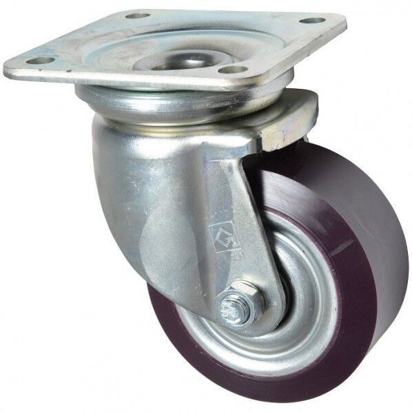 東正車輌 ゴールドキャスター 重荷重 自在キャスター 100φ ウレタン車 HJ-100UB 1個