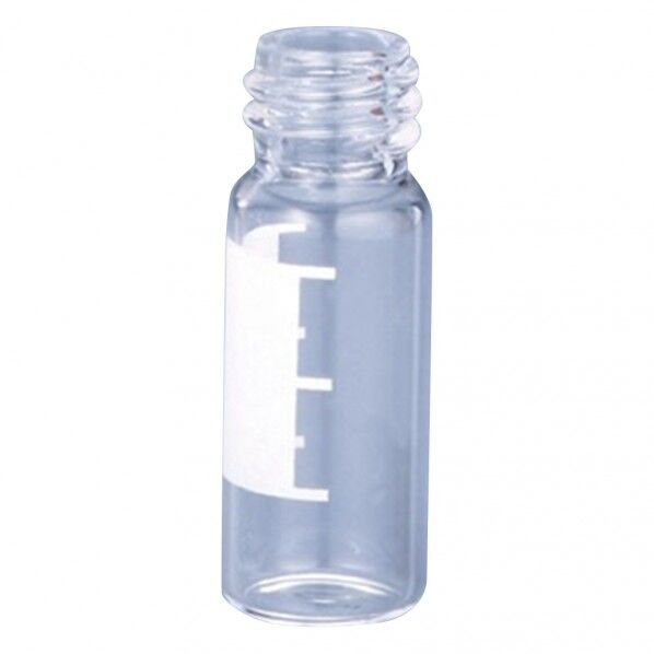オートサンプラー用バイアル 透明・ラベル付き φ12×32mm2ml 1-1389-02 100本