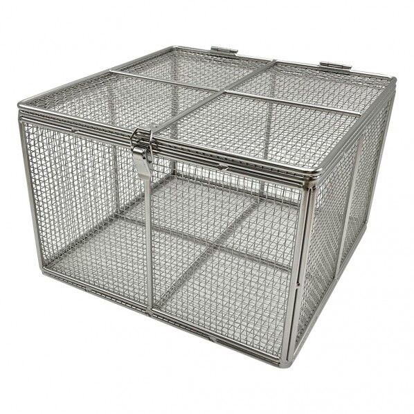 フタ付バスケット特大 300×300×200mm 1-1552-04 1