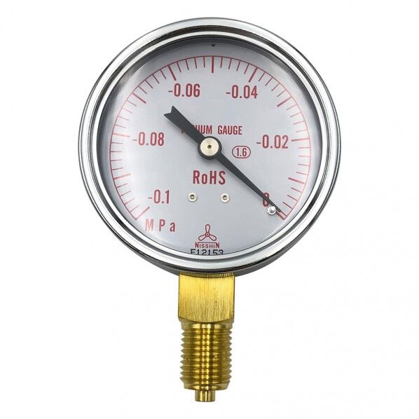 真空デシケーター真空ゲージ 1-1462-16 1