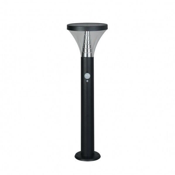 ソーラーセンサーライト7.5W 丸BK