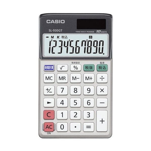 カシオ電卓 SL－930GT－N SL-930GT-N 1個