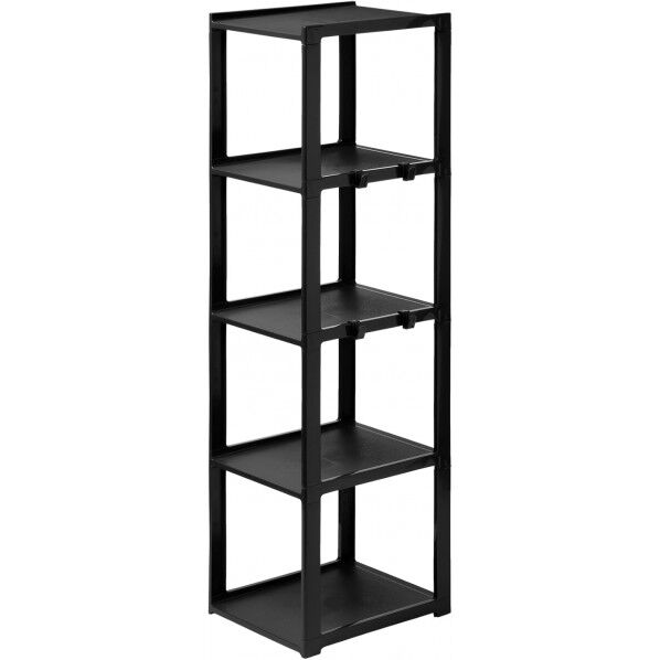  シューズラック CUBE 幅23.8×奥行28.5×高さ93cm ブラック 153100 1個