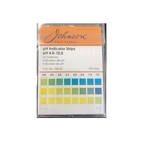 pH試験紙 pH4.0~10.0 106.3C 1-1746-22 100枚