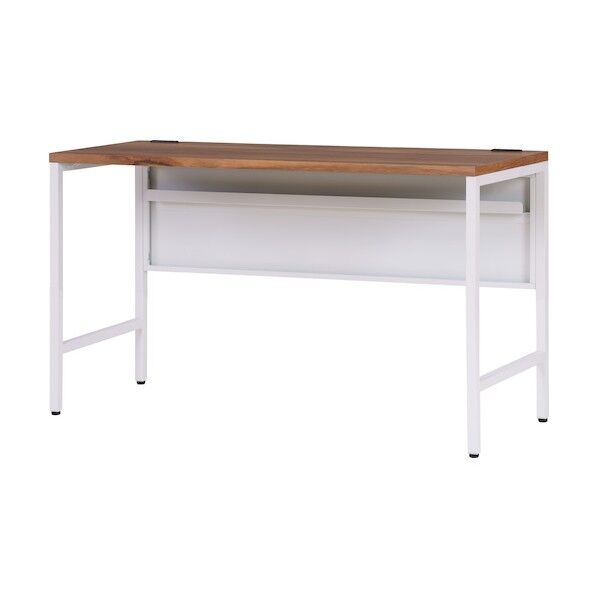 レクタ デスク 基本タイプ ホワイトフレーム 1200×450×720 FD1245-07W-MPA 1点