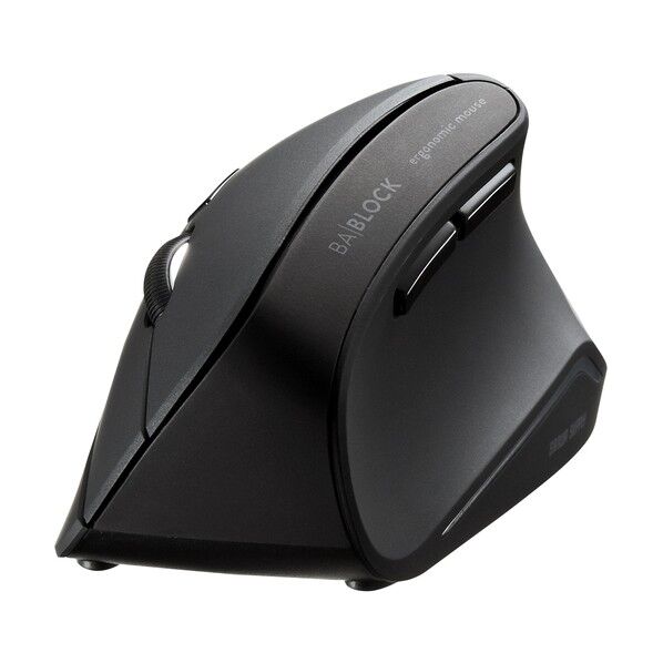  抗菌静音Bluetoothエルゴノミクスマウス MA-ERGBTK11 1セット