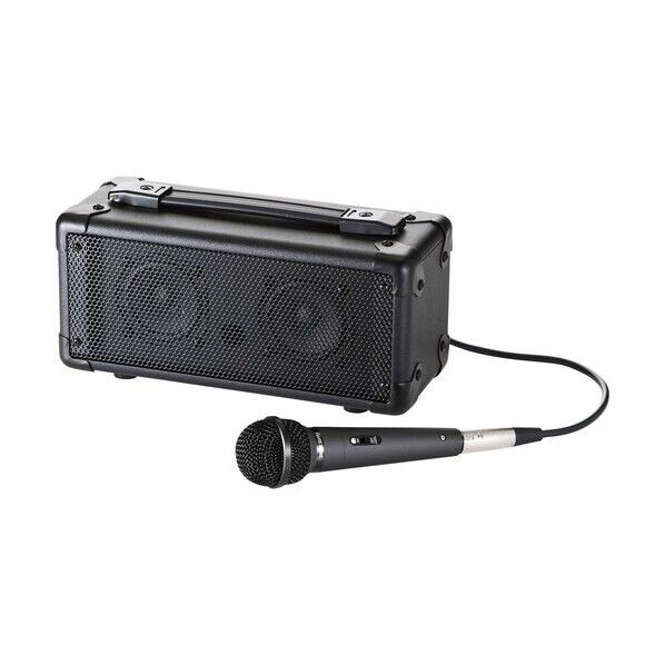  マイク付き拡声器スピーカー MM-SPAMPN 1セット