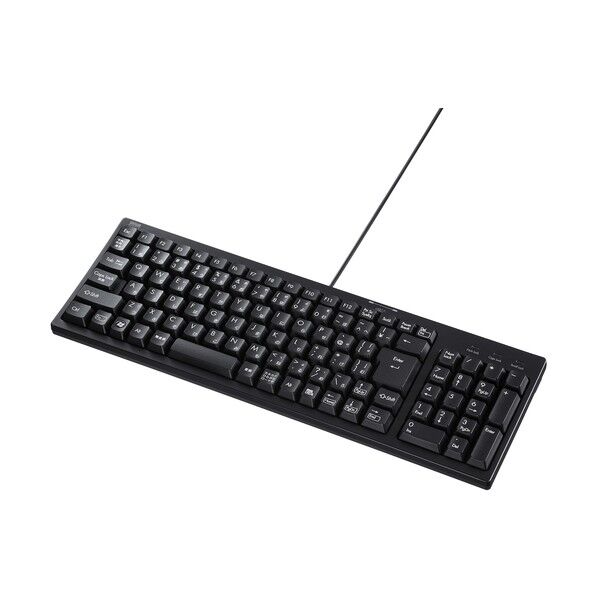 USBハブ付コンパクトキーボード 103キー SKB-KG2UH2BK 1セット