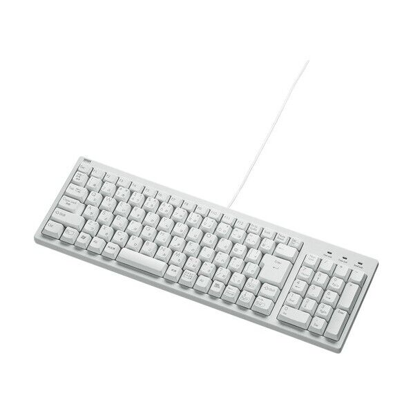 コンパクトキーボード ホワイト 103キー SKB-KG2WN2 1セット