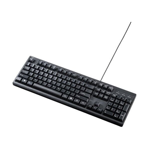  英語USBキーボード ブラック SKB-E5UBK 1セット