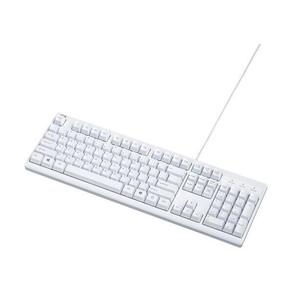 英語USBキーボード ホワイト SKB-E5UW 1セット