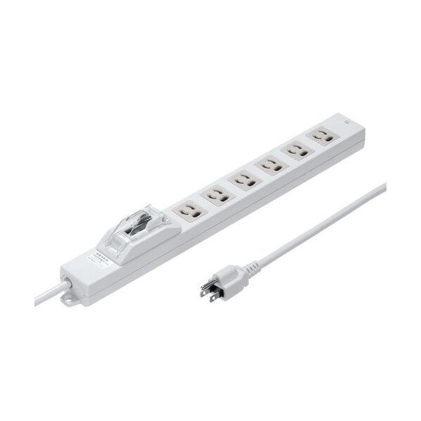  漏電ブレーカータップ 5m TAP-BR36LN-5 1セット