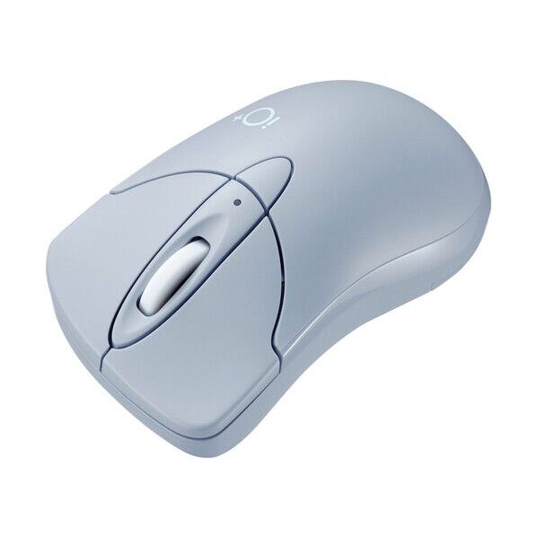  静音BluetoothブルーLEDマウス イオプラス（スカイブルー） MA-IPBBS303BL 1セット