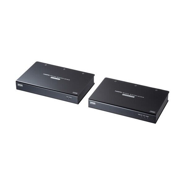 KVMエクステンダー(HDMI・USB用) ブラック VGA-EXKVMHU2 1個